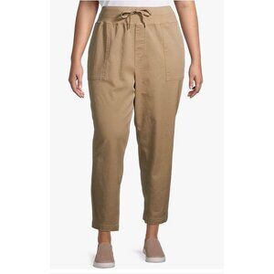 Ant Plus Size Cargo Utility Capri Pants Terra & Sky NEW- 0X (14W)